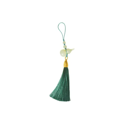 Shujie Hetian Jade Pendants Pale Greenish White Jade Unisex