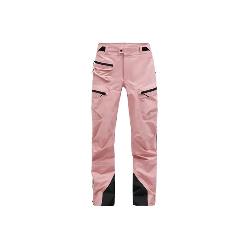 PEAK PERFORMANCE Vislight Gore Tex C Knit Ski Pants Women's Warm Cheek Pink-0