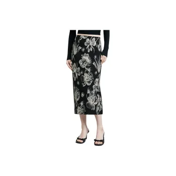 Cypress House Casual Long Skirt Women's Black