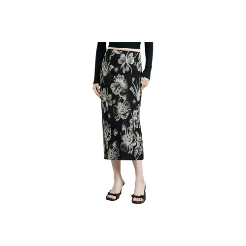 Cypress House Casual Long Skirt Women's Black