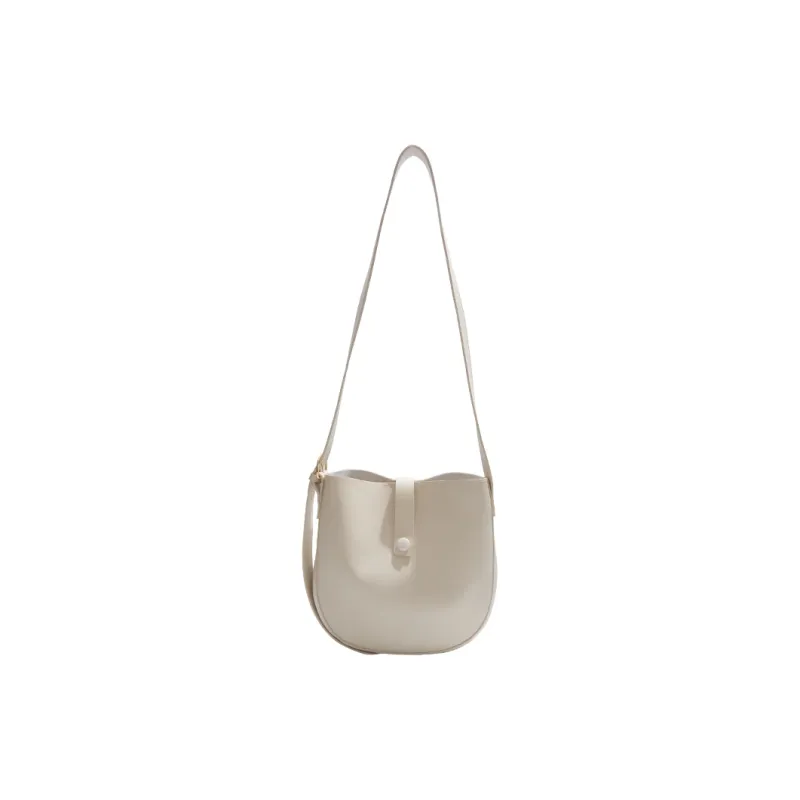 TOUTSEUL YOLO PU Shoulder Bag Women's White/Black/Light Brown/Dark Brown-0