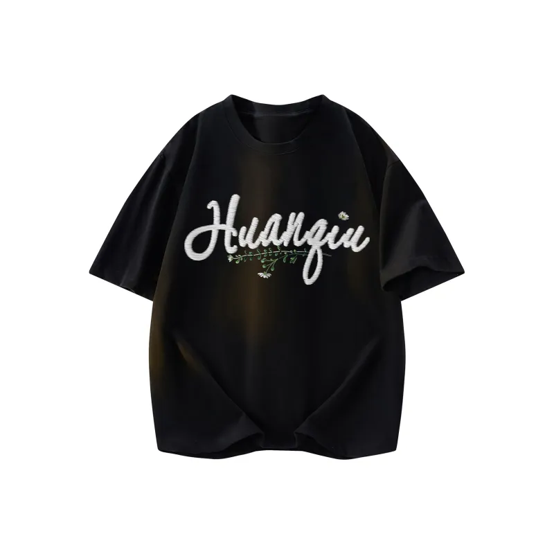 HUANQIU T Shirt Unisex Navy Blue-16