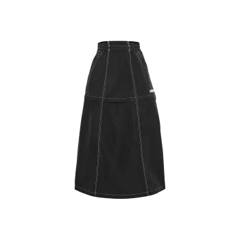 Timberland x Veneda Carter Casual Long Skirts Women's Black