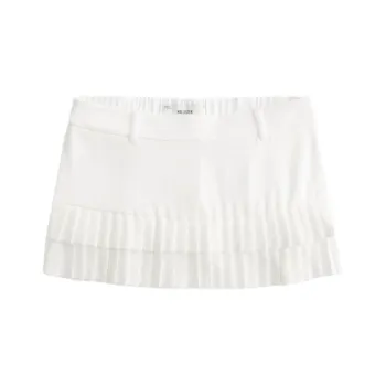 Hollister Casual Short Skirts Women's White