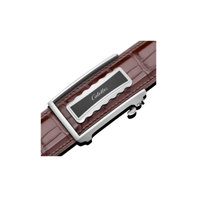 CATELLES Crocodile Leather Belts Men's 3.5cm/3.8cm-10
