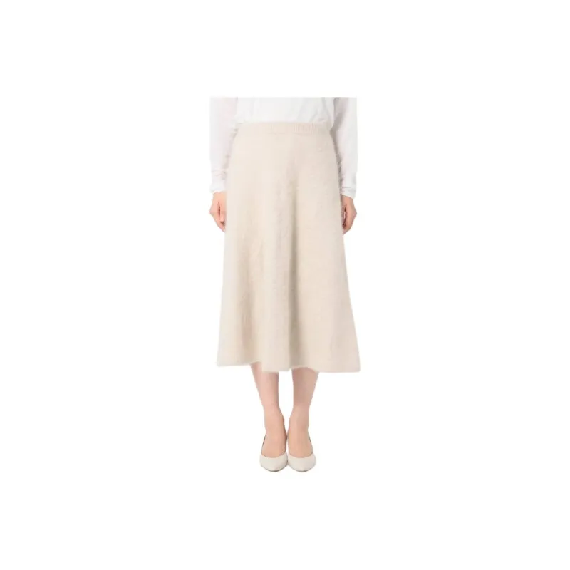 PLAGE FW24 Casual Long Skirts Women's Light Brown-0