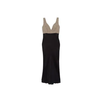 Dorothee Schumacher Checked Seduction Maxi Dress