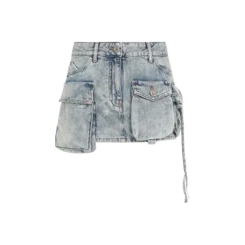 The Attico Fay Low Rise Mini Skirt