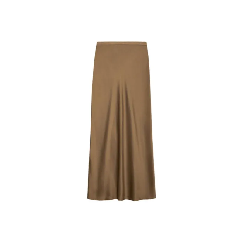 Anine Bing Bar Silk Midi Skirt-0