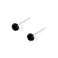3mm Zircon Stud Earrings[999 Fine Silver]
