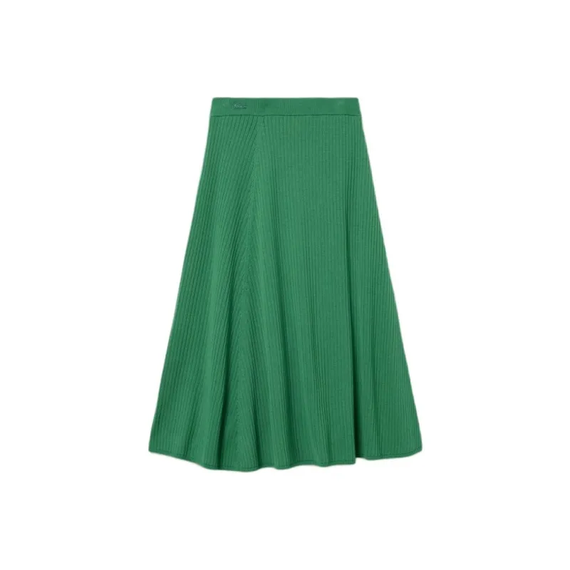 LACOSTE Casual Long Skirt Women's Green-0