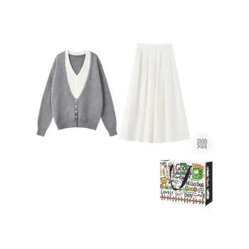 Dippanis Two Piece Skirt Sets Women's