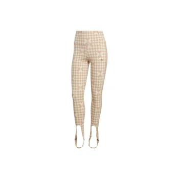Adidas SKI CHIC ALLOVER PRINT TIGHTS Athletic Trousers Women's Yellow White
