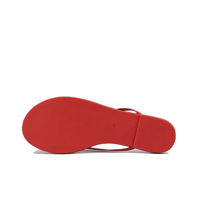 ZSBELLA Rubber Sole Abrasion Resistant Slip Resistant Flip Flops Women's-6