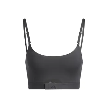 Adidas AEROIMPACT LIGHT SUPPORT BRA Sports Underwear Women's Carbon Black
