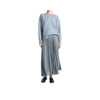 VINCE Draped Pleated Skirt