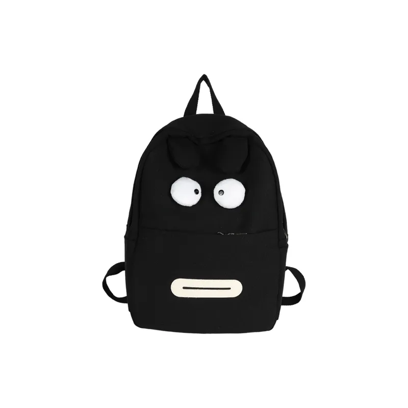 Parker Bear Nylon Backpack Unisex Rose Red/Black-4