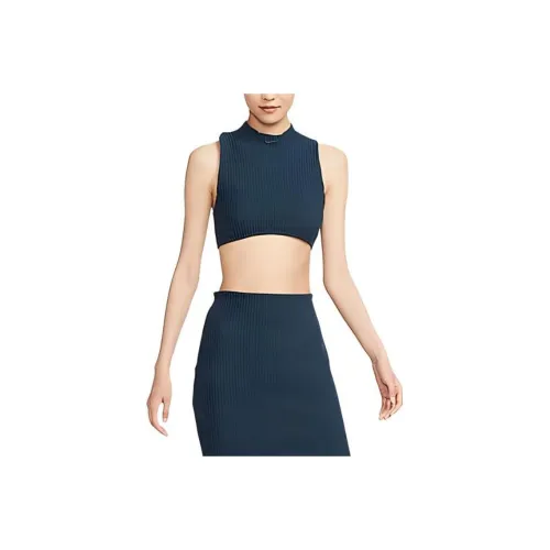 Nike Sport Vests Women's Navy Blue