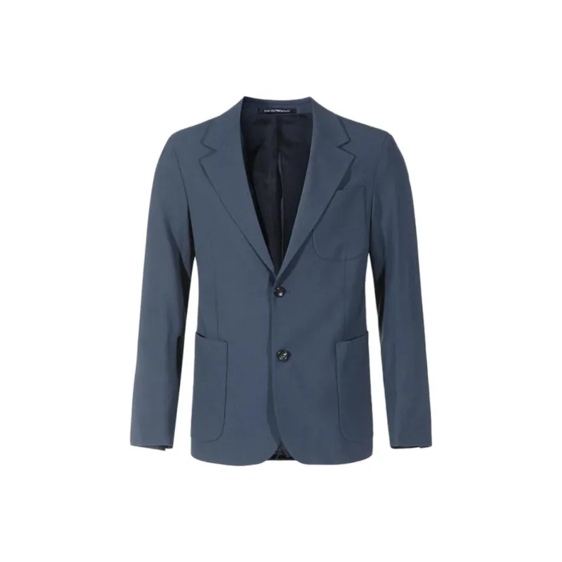 EMPORIO ARMANI SS24 Business Suit Men's Blue-1