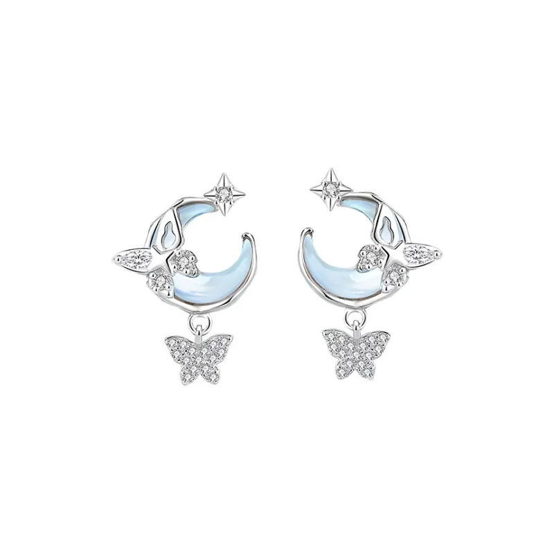 GIFT&CO S925 Silver Stud Earrings Women's-0