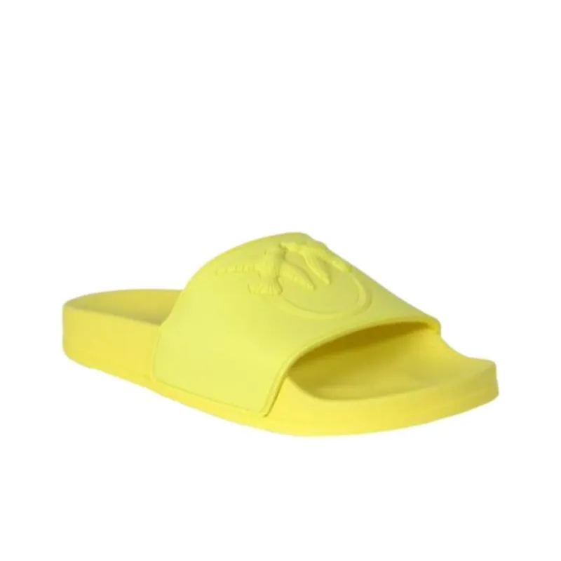 PINKO Slide Slippers Women's Yellow-3