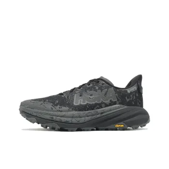 HOKA ONE ONE SPEEDGOAT 6 GTX Anti Slip Wear Resistant Low Top Running Shoes Women's Black Gray