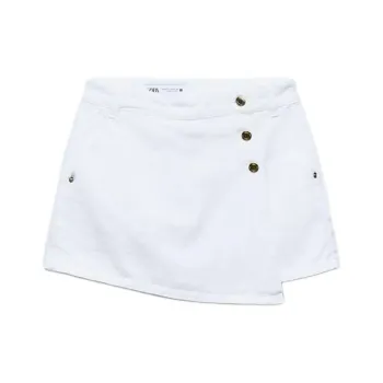 ZARA Denim Shorts Women's White