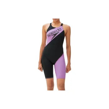 Speedo ENDURANCEECO One piece Swimsuit Women's Black Purple