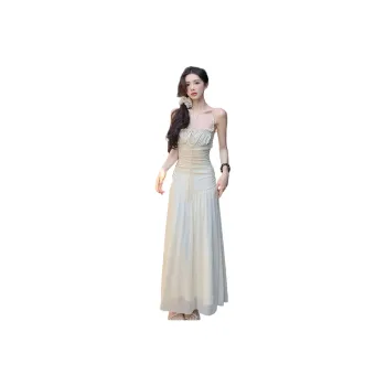 FLIM Slip Dresses Women's Apricot