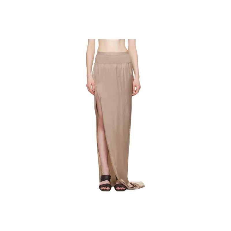 RICK OWENS Split Maxi Skirt-0