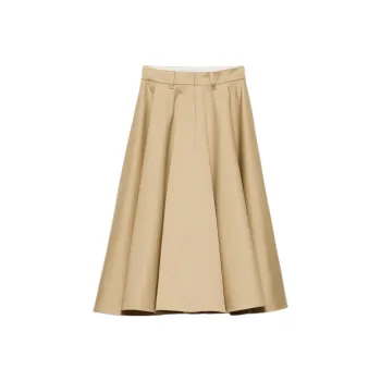 PRADA Chino Midi Skirt