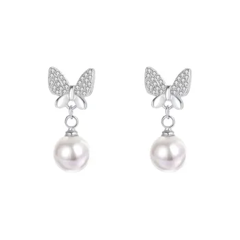 MONI JEWELLERY S999 Fine Silver Stud Earrings Women's