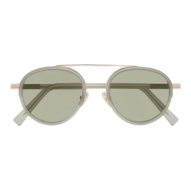 Ermenegildo Zegna Orizzonte Ii Round frame Sunglasses-0