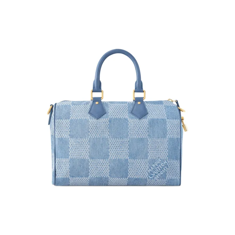 LOUIS VUITTON Design Handbag Women's Blue-2