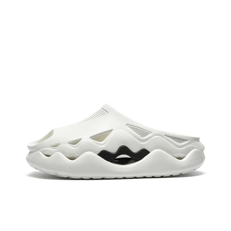 Cool Mamba Series Slip Resistant Massage Cushioning Slide Slippers Unisex Knight White-0