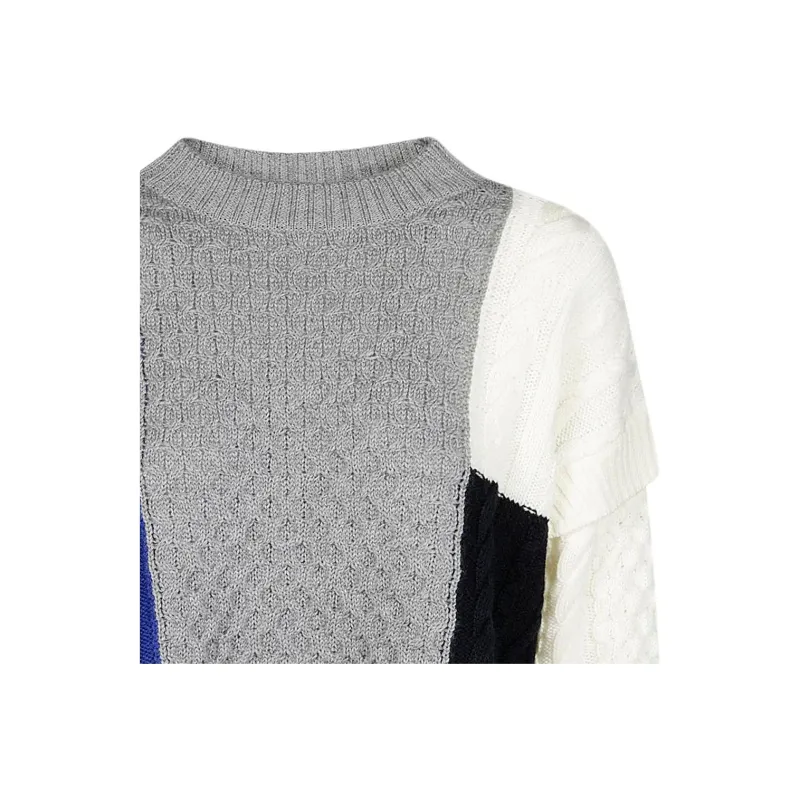 WEEKEND MaxMara Color Block Crewneck Jumper-3