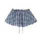 Gray Blue Plaid