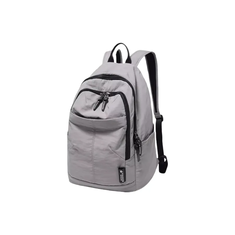 FOUVOR Nylon Fabric Backpack Unisex Multicolor-4