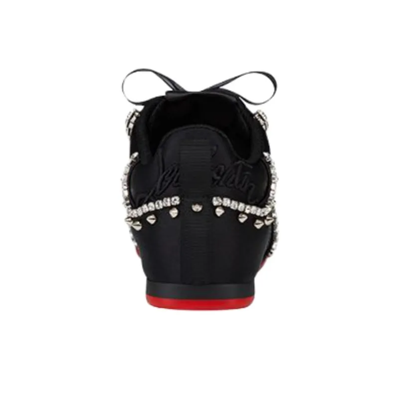 CL LUBOTING ELEONORA STRASS Low Top Casual Shoes Women's Black-4