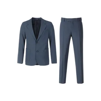 EMPORIO ARMANI SS24 Business Suits Men's Blue