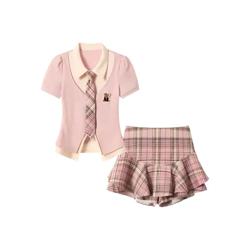 PLANE DRIFT Two Piece Skirt Sets Women's