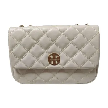 TORY BURCH Leather Shoulder Bag Women's White