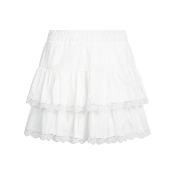 ICH MODE Casual Short Skirts Women's