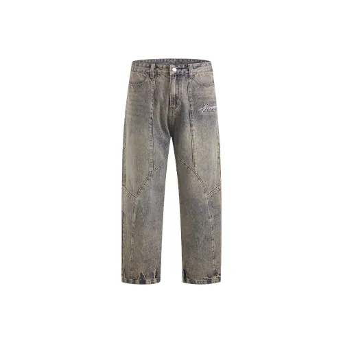 404MOB GANG Jeans Unisex Blue
