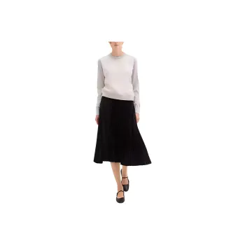 THEORY Casual Long Skirt Women's Black