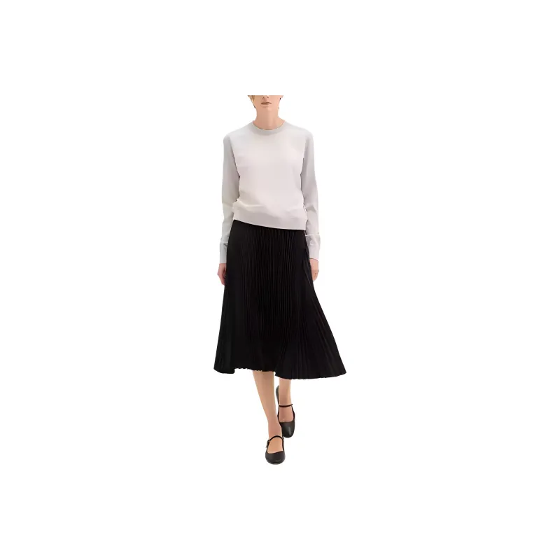 THEORY Casual Long Skirt Women's Black-0