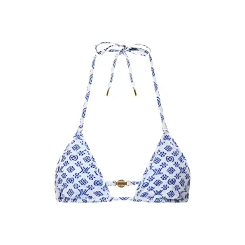LOUIS VUITTON Blurry Monogram Bikini Top
