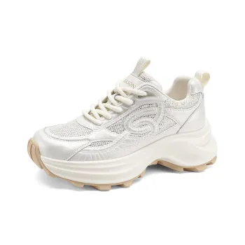 HARSON Anti Slip Wear Resistant Chunky Sneakers Women's