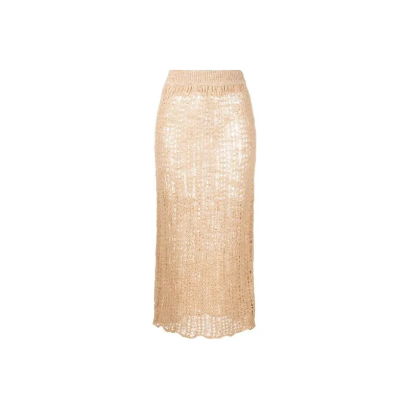 CULT GAIA Dawson Crochet knit Midi Skirt-0