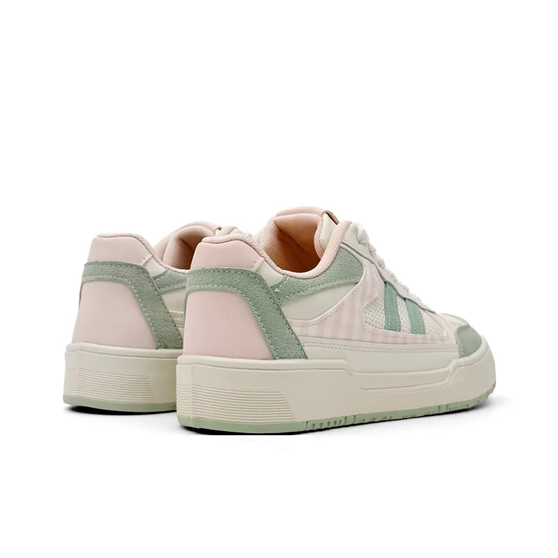 Mengsai Cushioning, Wear Resistant Low Top Skateboard Shoes Women's Guava Pink-5